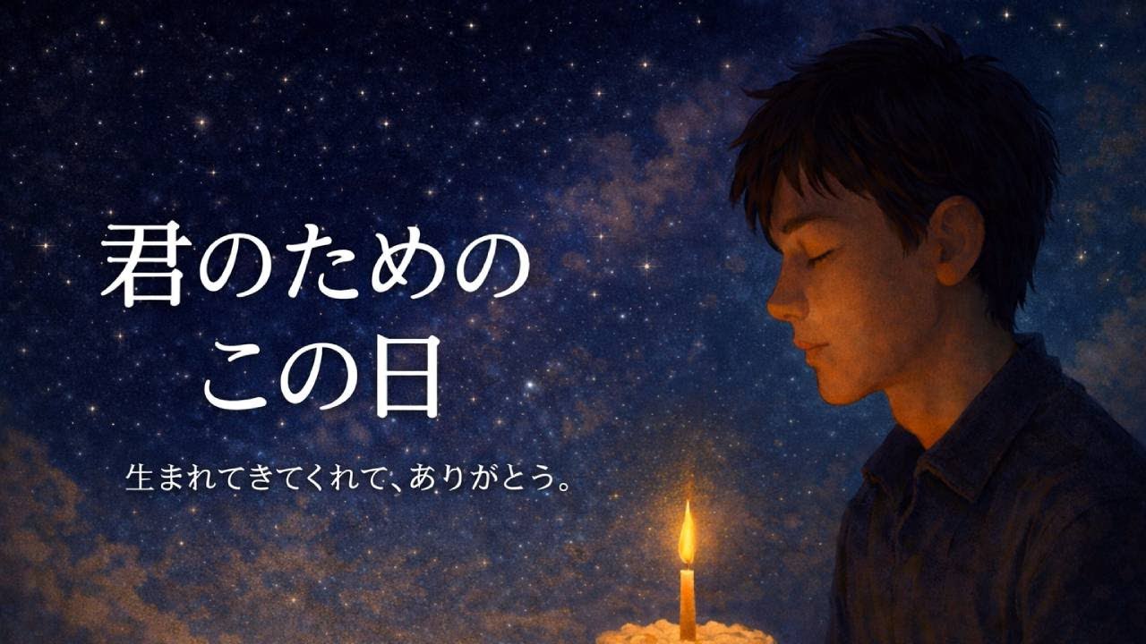 君のためのこの日｜生まれてきてくれて、ありがとう。