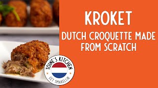 How to make Kroket: Dutch Beef Croquette from scratch