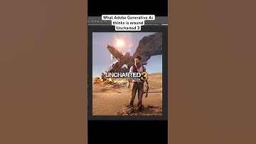 Photoshop Ai completes: Uncharted 3: Drakes Deception Cover Art [Generative Fill]