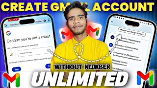Unlimited Gmail Account Without Phone Verification | Unlimited Gmail Create Method 2025 Create Gmail
