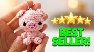 🐷 IDEA PARA GANAR DINERO | Cómo Hacer un CERDITO AMIGURUMI Fácil | Pig TUTORIAL 🐷