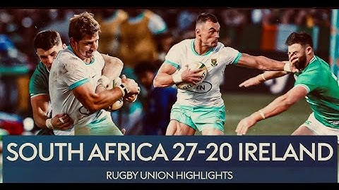 South Africa V Ireland Highlights - July Internationals 2024