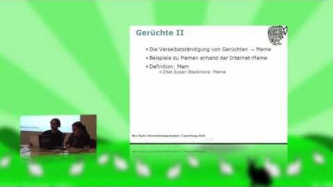 Verschwörungsdenken - Gerüchte - Vortrag auf dem Easterhegg 2010 (3von10)