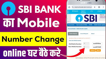 🛑 sbi Bank me mobile number change kaise kare | how to change mobile number in sbi bank account 2025