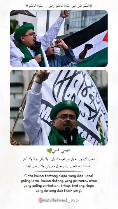 Story' wa HABIB RIZIEQ SYIHAB ♥️🥰