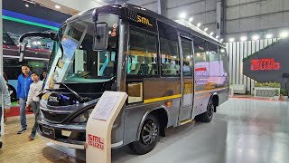 SML Executive LX Bus   New Launch  Luxury Bus Detailed Review | Auto Expo 2023