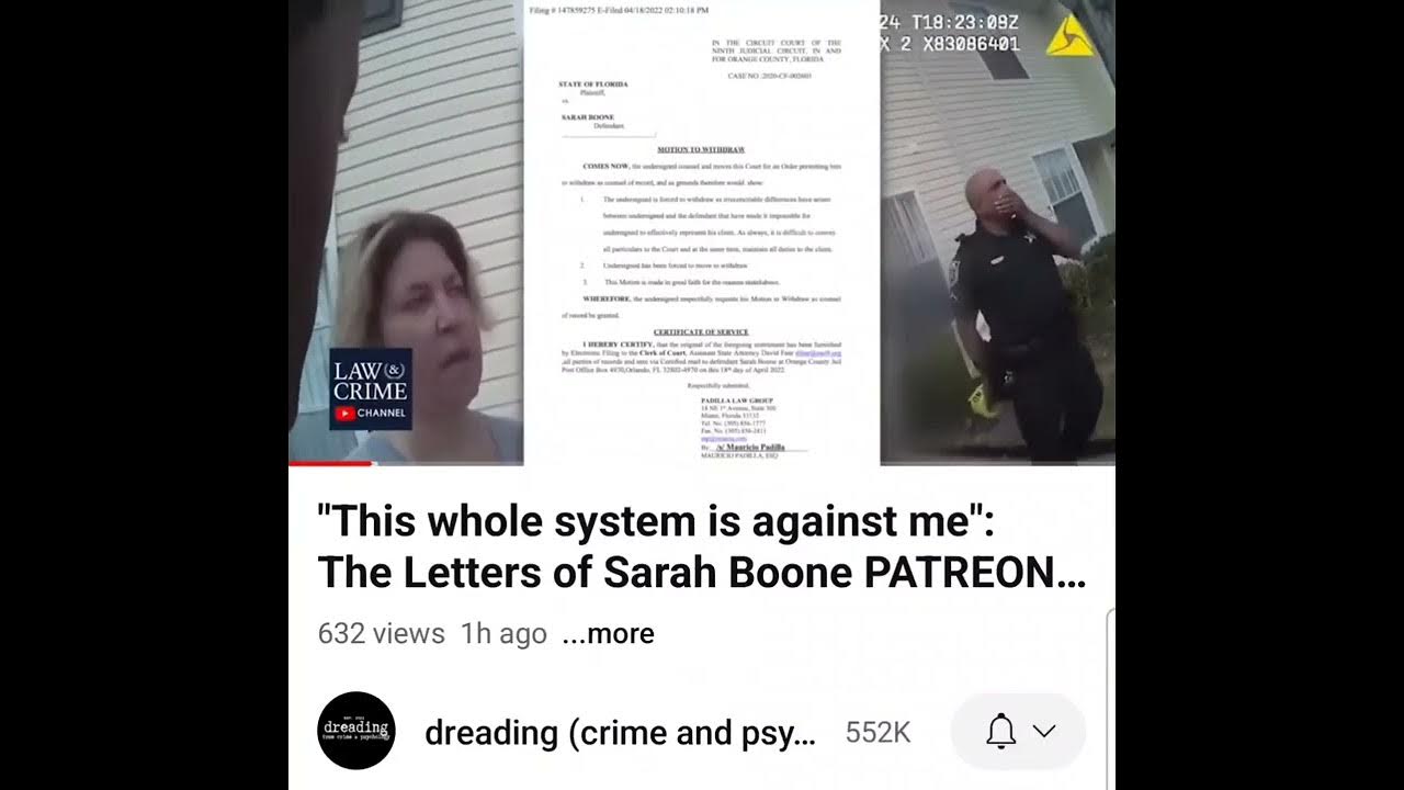 Update on the Suitcase Killer, Sarah Boone, part 1 YouTube
