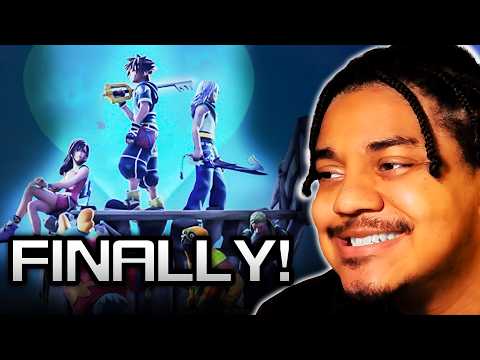 THIS COLLAB LOOKS INSANE! Kingdom Hearts x Fortnite Trailer Reaction