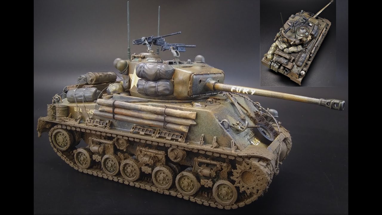 Italeri 6529 Military Vehicles 1/35 M4A3E8 Sherman "FURY" 