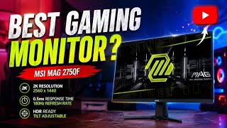 🎮 MSI MAG 27CQ6F 27' 2K WQHD CurvedGaming Monitor Review #gaminmonitors #ps5 #basttech7 #pcgame #pc
