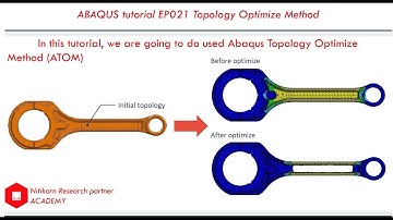 Abaqus tutorial EP021 Topology Optimize Method
