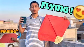 Making & Flying gamer there 😍 || aj bht chikay let's bring g 😂 || Basant 2024 || Baba Community screenshot 3