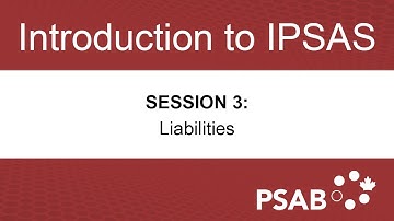 Introduction to IPSAS Workshop – Session 3 – Liabilities