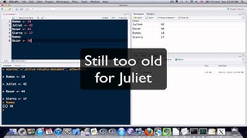 R Programming Tutorial Lesson 3: Variables