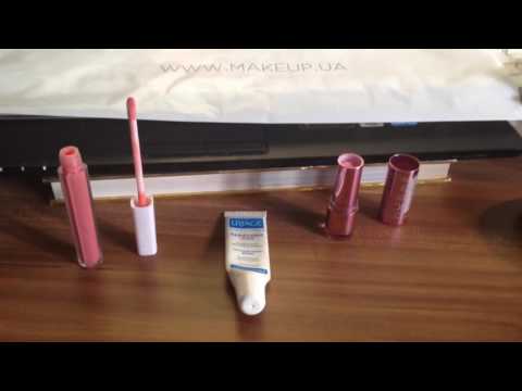 Мои пустые MakeUp баночки - бальзамы для губ Catrice, Uriage, e.l.f.