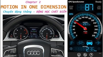 Lý 1 | Chap 2: Motion in one dimension | CĐ2: Các phương trình động học
