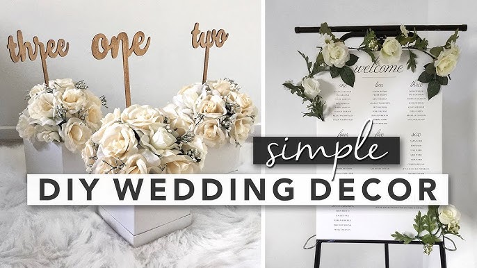 20 Dollar Tree Wedding Decorations You Can DIY – Craft Gossip