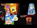 Pizza tower. Second Title card them FT all Characters. Pt 2 SpongeBob Homer Peter Sonic.