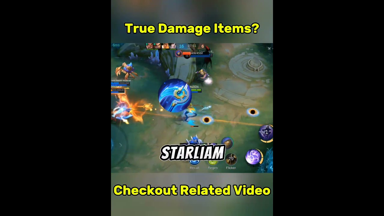 Предметы, наносящие чистый урон, в MLBB. 