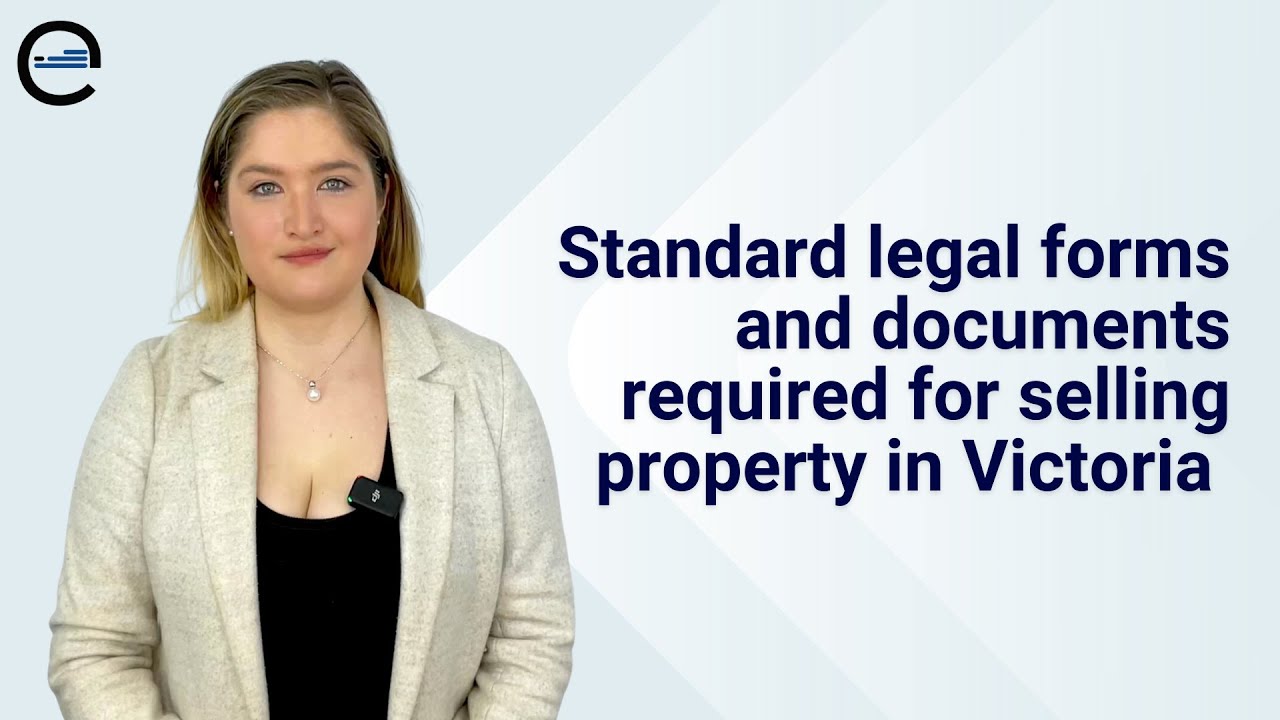 Standard legal forms and documents required for selling property in ...