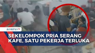 Detik-Detik Sekelompok Pria di Medan Serang Pengunjung dan Pegawai Kafe