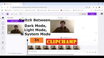 Switch Between Dark Mode, Light Mode, & System Mode In Clipchamp