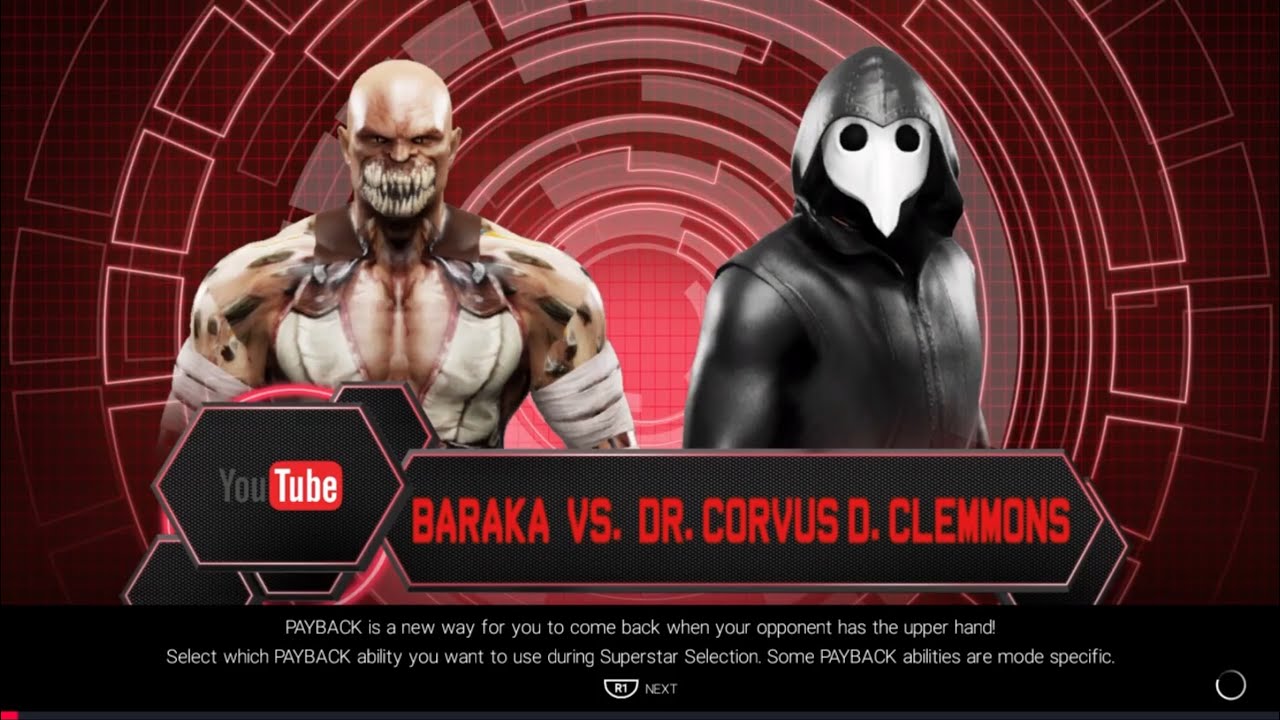 YouTube Show Baraka vs Corvus D. Clemmons
