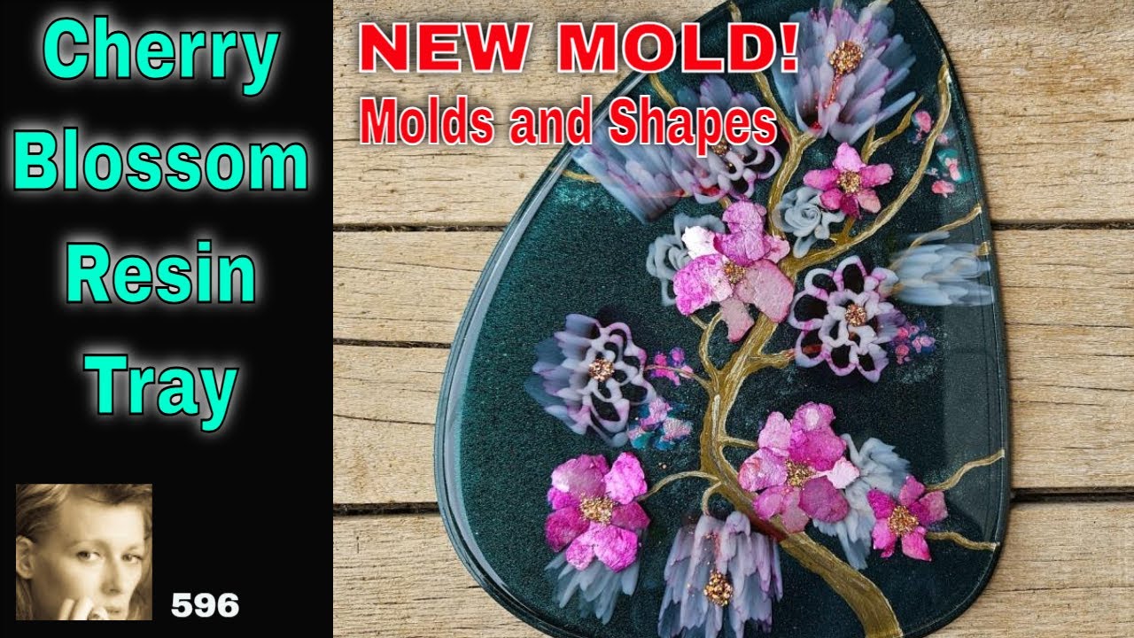 CHERRY BLOSSOM Resin Tray! NEW MOLD MoldsandShapes