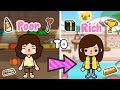 Poor to Rich~ Sad story | Toca life