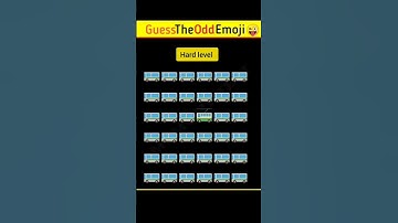 Memory Test🤯|| Find The Odd Emoji Out || Emoji Puzzle Quiz || part 57|| #shorts#emoji