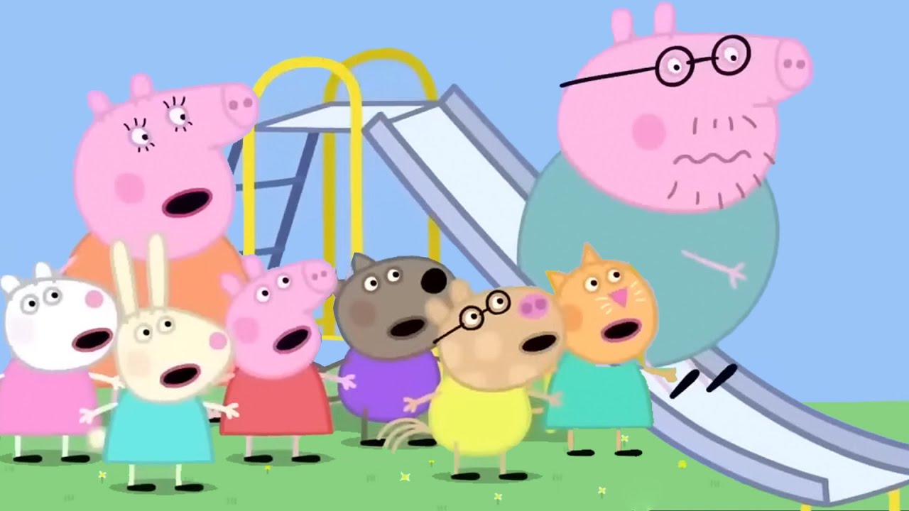 小猪佩奇 | 豬爸爸被困住了! | 兒童卡通片 | Peppa Pig Chinese | 动画 - YouTube