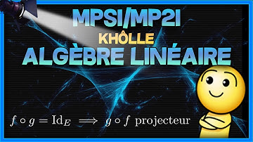 [MPSI/PCSI/MP2I] Algèbre linéaire - exo de khôlle corrigé
