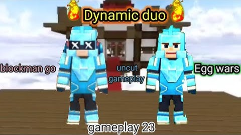 Blockman go | egg wars | duo gameplay | uncut gameplay(walkthrough)