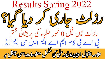 aiou result spring 2022 Results Updates Aiou studio Zaheer Official