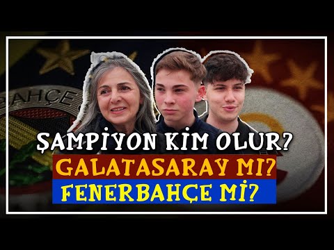 Şampiyon kim olur? Galatasaray mı, Fenerbahçe mi? | Halkın Mikrofonu