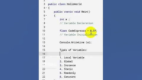 C# Variables - Dotnet Training in Chennai - kaashiv infotech institute review #kaashivinfotechreview