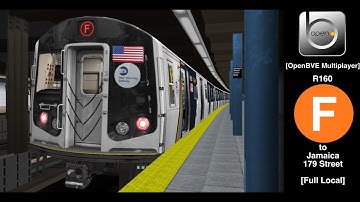 OpenBVE RP Multiplayer: NYC Subway R160B F Train from Coney Island to 179 St Full Local