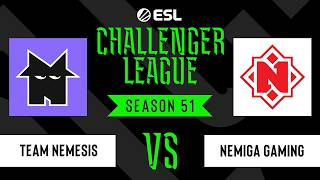 Team Nemesis vs Nemiga Gaming - ESL Challenger League - Season 51 - EU - Part 1