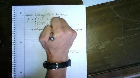 Lesson 3 Continuity Piecewise Functions