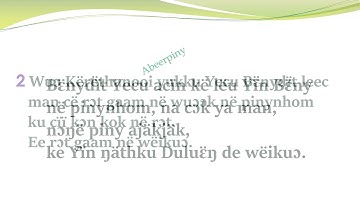 Nhialiny de paannhial acïn kë ye Yïn göök