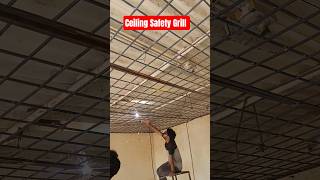 Ceiling Safety Grill #safetygrills #ceiling #ironwork #grillwork #shorts