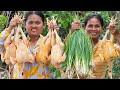 Easy to Fried Chicken with Spring Onions Recipe and Yummy for Eating - Cooking & Sharing Foods