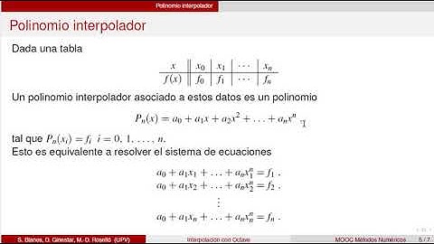 Interpolacion con octave | 18/35 | UPV