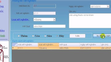 Demo đồ án quản lý bệnh án - Lê Trọng Linh