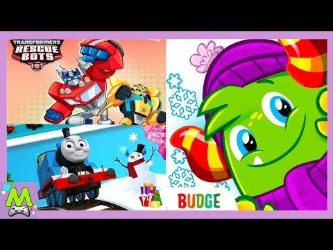 Любимые Герои Мультиков в Игре Budge World.Новые Зимние Приключения в Мире Баджеров