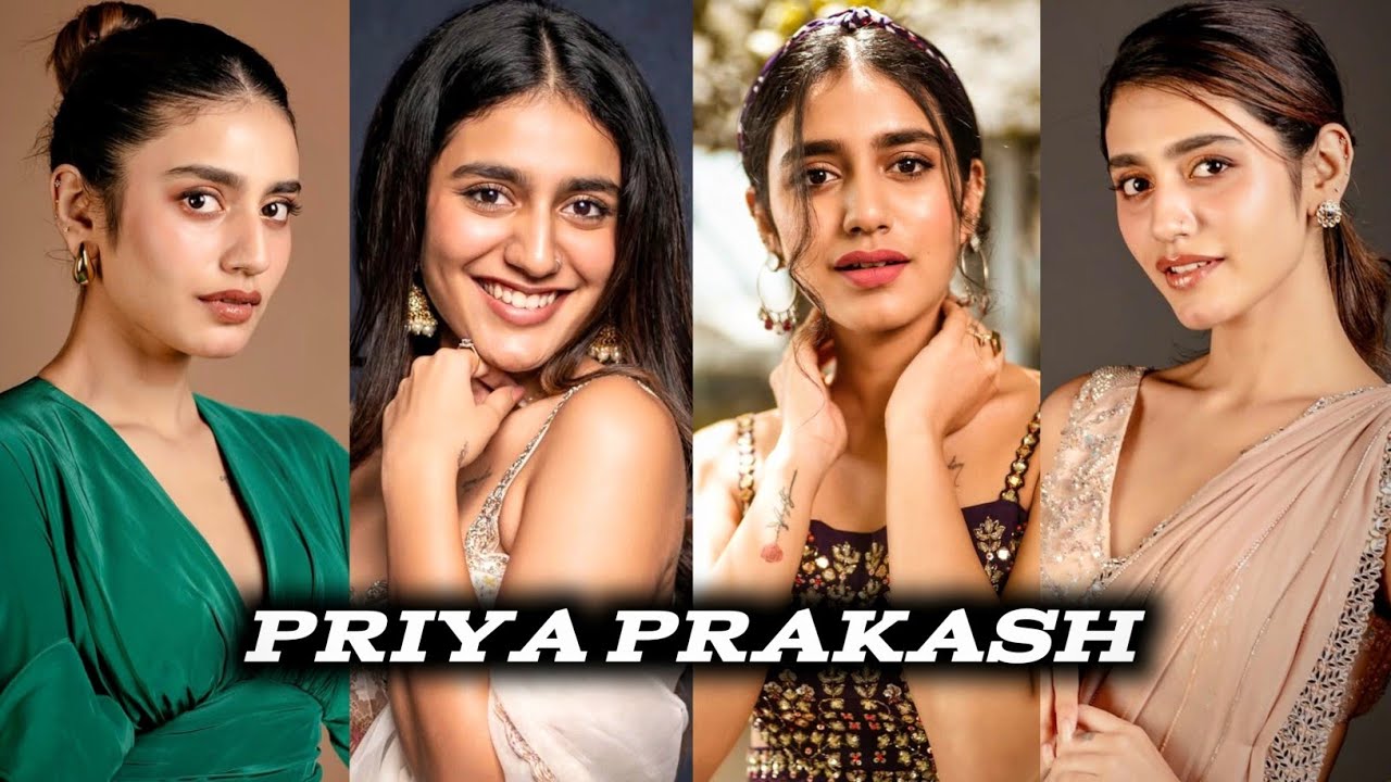 Priya Prakash Varrier is a celebrated actress, model, and social media sensation