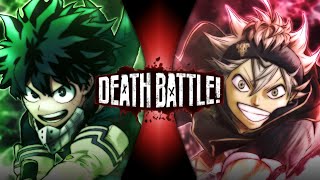 Deku vs Asta (My Hero Academia vs Black Clover) | Fan-made Death Battle Trailer