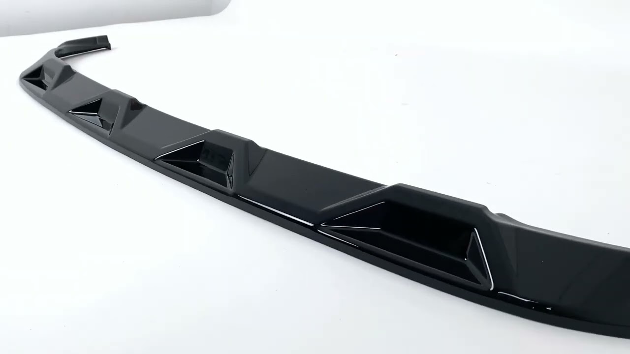 Rear Bumper Spoiler Lip suitable for VW Tiguan II Mk2 R/ R Line Facelift (2020-2024) Black