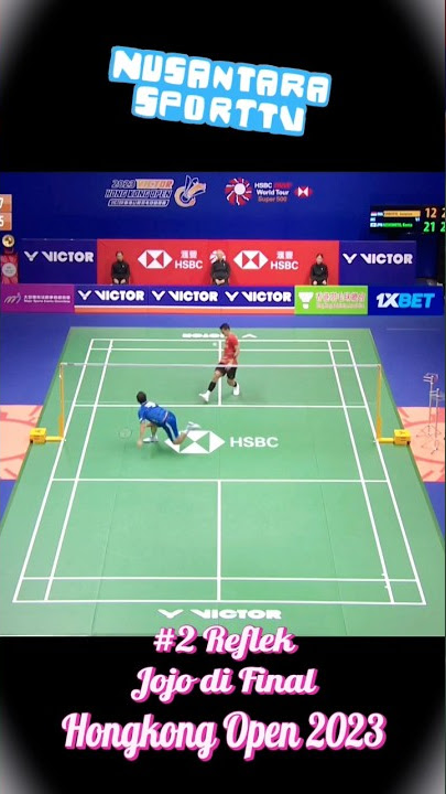#2 reflek Jojo luar biasaa di Final Victor Hong Kong Open 2023 nice game jo