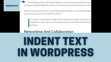 👉 How to Indent Text in WordPress
